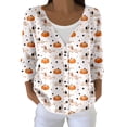 thumbnail image 1 of HCYSFG Womens Halloween Cardigan Pumpkin Dachshund Print V Neck Button Front Long Sleeve Sweater Relaxed Fit Casual Open Front Top, 1 of 5