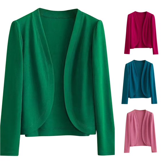 HCYSFG Womens Solid Color Cardigan Sweater V Neck Button Front Long Sleeve Classic Fit Lightweight Knit Everyday Layering Tops