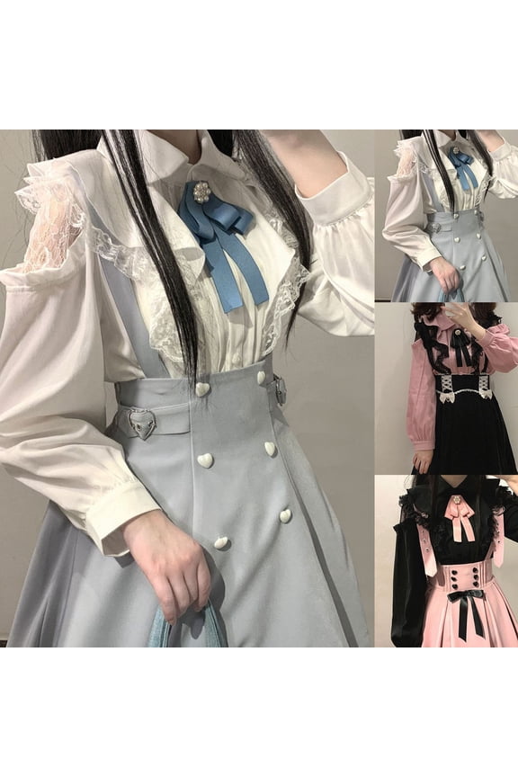 Womens Sweet Lace Hollow Out Blouse Lapel Collar Cold Shoulder Long Sleeve Shirt Elegant Eyelet Embroidery Fashion Top Chic Summer Blouse