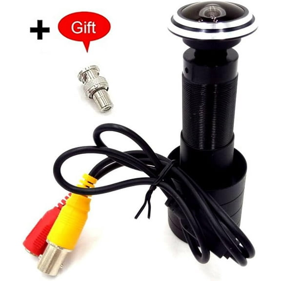 HD 1080P 2MP Starlight 0.0001Lux 4-in-1 TVI/CVI/AHD/960H CVBS CCTV Surveillance Peephole Viewer Camera Fisheye Door Camera, for 1080P 4-in-1 TVI/AHD/CVI/CVBS DVR 1.78mm 170 Lens