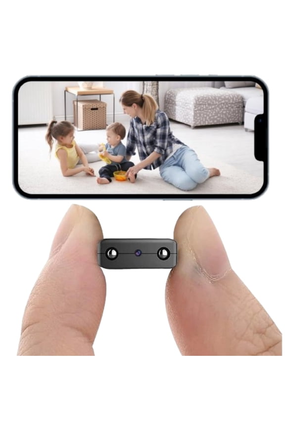 HD 1080P Hidden Camera with Audio/Video. Mini Small Camera. Spy Hidden Cameras for Home Indoor Use. Spy Cam with Night Vision and Motion Detection |Baby Monitor Small Mini Wireless Outdoor