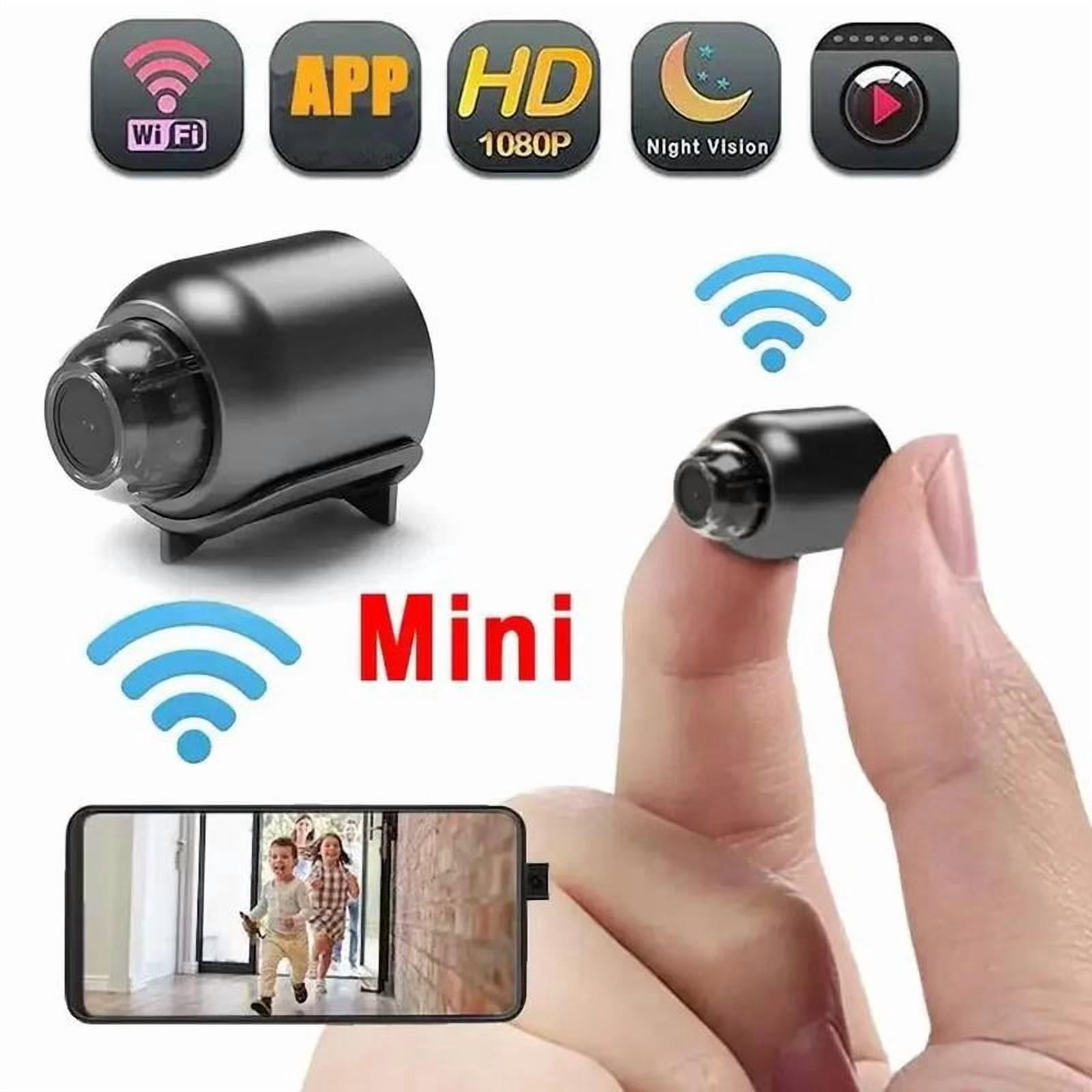 HD 1080P Mini WiFi Camera Indoor Home Security Wide Angle Small Cam X5 Remote Night Vision Motion Surveillance Micro Cameras Baby Monitor Wired Monitoring