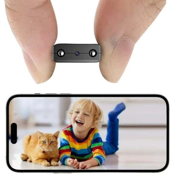 HD 1080P Secrect Camera Mini Spy Camera Hidden Camera Video Recorder Small Camera for Spying Room Camera Night Vision Home Security Camera Nanny Cam Pet Camera Baby Camera