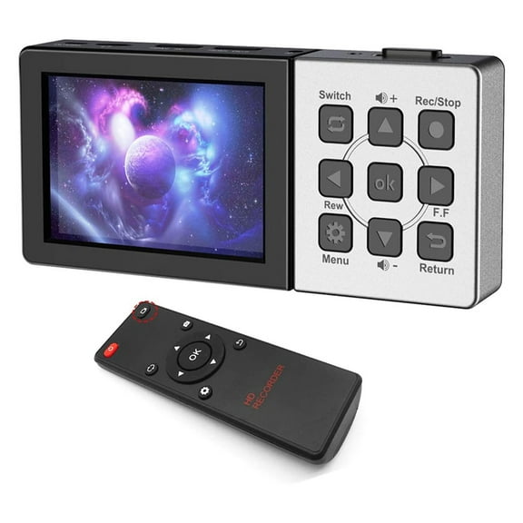 HD 1080P Video Capture 3.5 Inch TFT Built In Battery And Speaker 1080P 60fps Full HD Recording