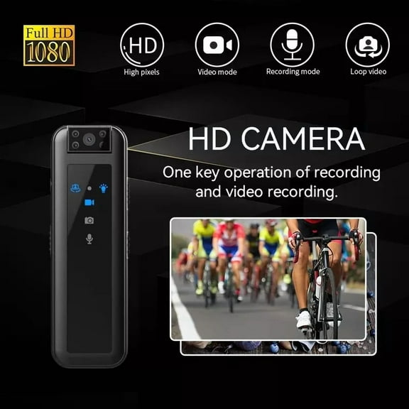 HD 1080P Video Recorder DVR IR Night Vision Camcorder Mini Body Police Camera
