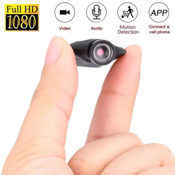 HD 1080P Wireless WiFi IP Camera Mini Pinhole DIY Video Recorder DVR Nanny Cam