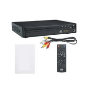 HD 1080P With AV Cable Media DVD Player For TV Music 5.1 Surround Sound Entertainment USB Compatible All Region Free Home Movie ,Easy to Install