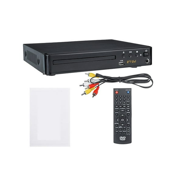 HD 1080P With AV Cable Media DVD Player For TV Music 5.1 Surround Sound Entertainment USB Compatible All Region Free Home Movie ,Longer Watching Time
