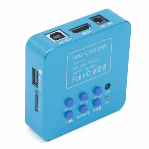 HD 1080p HDMI Industrial Camera Comes with Remote Control C Mount USB for Visual Industrial Inspection, Machinery Maintenance