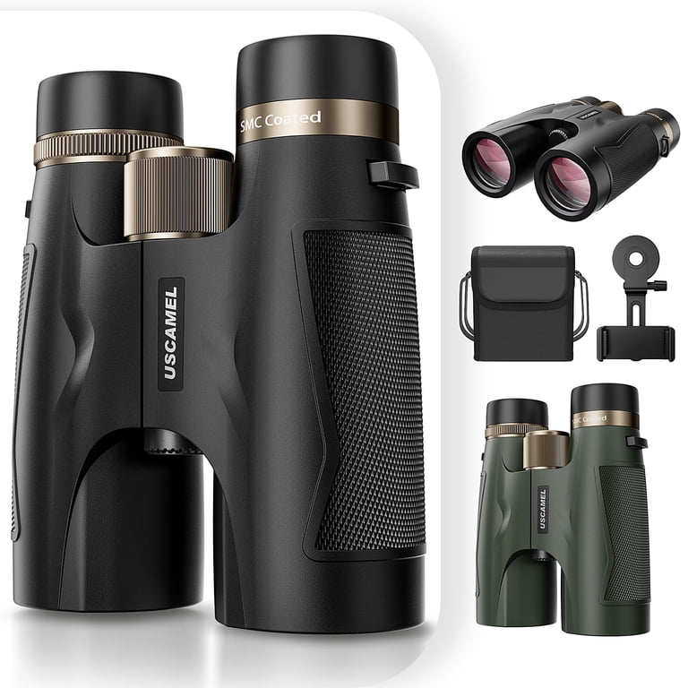 BNISE HD 10x42 Binoculars, SMC Lens, Waterproof, Bird Watching