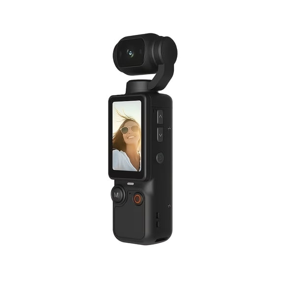 HD 180° Rotating Screen Vlog Camera with 3-Axis Anti-Shake, 2000mAh Battery, Quick Focus & Tracking, Lightweight Portable for Travel