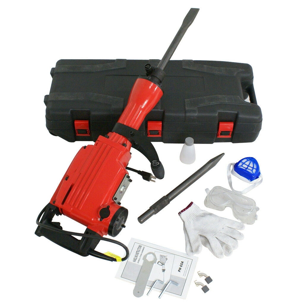 HD 2200 Watt Electric Demolition Jack Hammer Concrete Breaker Punch