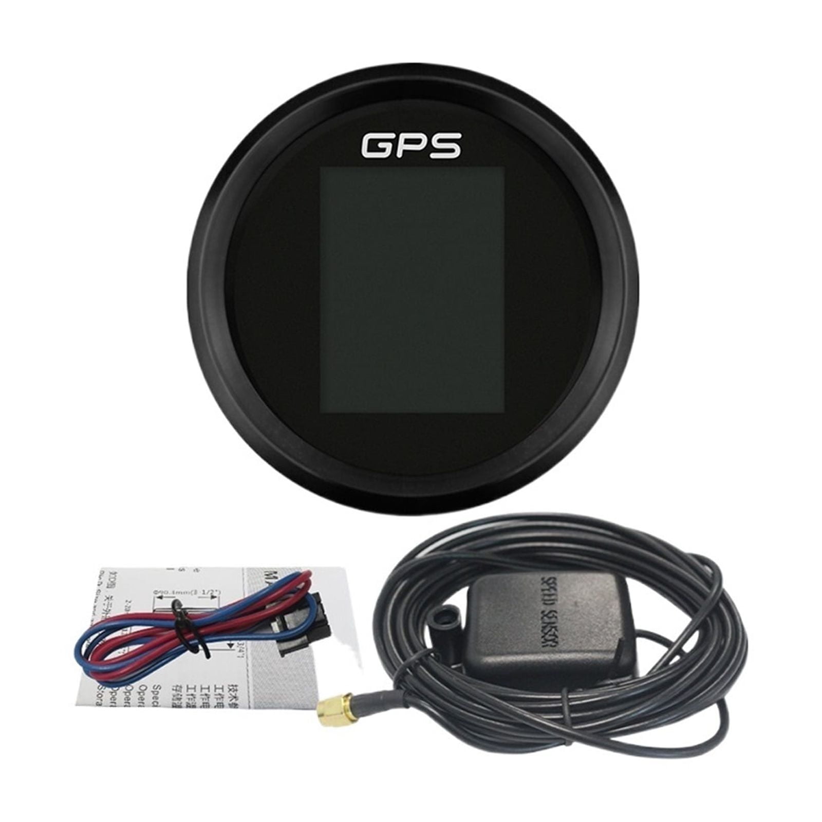 HD 85mm 3 In 1 Multifunctional Gauge GPS Speedometer With Clock