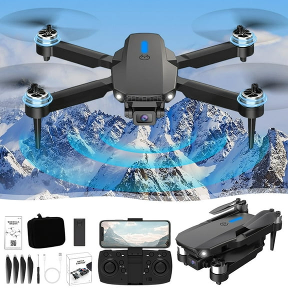 HD Aerial Quadcopter Drone – Optical Flow Positioning & Dual Camera, Brushless Motor for Stability, 1 Battery Included (Total 416g), Remote-Controlled Toy for Hobbyists, 11.4*9.8*2.4in