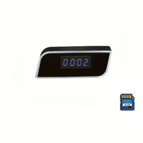 HD Alarm Clock Monitor with Remote Mobile Viewing, Cloud & TF Card Storage for Home/Office Surveillance, Ideal for Family and Pets