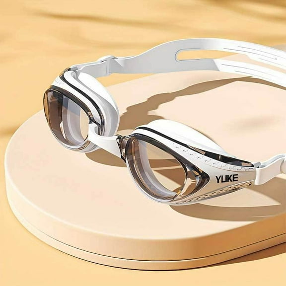 HD Anti-Fog Swim Goggles: Professional Leak-Proof & Waterproof Design For Crystal Clear Vision | Unisex Adult Fit W/ Replaceable Nose Bridge & UV Protection | Ideal For Lap Swimming, Triathlon