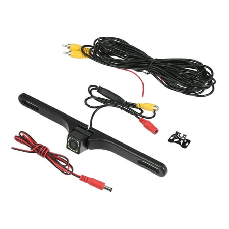 1pcs HD Backup Camera for Trucks License Plate Backup Camera for Car Waterproof LED 170 Degree Wide View Angle Rear View Camera