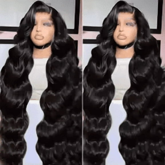 HD Body Wave Lace Frontal Wig13x6 Transparent Lace Front Human Hair Wigs For Women Pre Plucked Frontal Wig With Baby Hair Natural Hairline Glueless Brazilian Virgin Human Hair Lace Frontal Wig 36inch