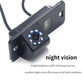 HD CCD Car Rear View Camera Reversing Backup Camera with 8LED For BMW 1/3/5/6 Series X3 X5 X6 E39
