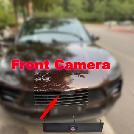 HD Car Front View Parking Night Vision Positive Waterproof Logo Camera For Porsche Macan 2014 2015 2016 2017 2018 2019-20