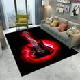 thumbnail image 1 of HD Classical Guitar Electric Guitar Carpet Rug for Home Living Room Bedroom Sofa Doormat r kids Area Rug Non-slip Floor Mat, 1 of 5
