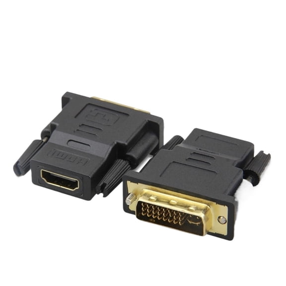 HD Compatible 24+1 24+5 DVI to HDMI Adapter Supports DVI-D DVI-I Digital Signal 1080P 60Hz Plug Play Gold-Plated For GPU Monitor