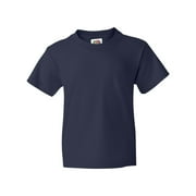 HD Cotton Youth Short Sleeve T-Shirt , j. navy , medium