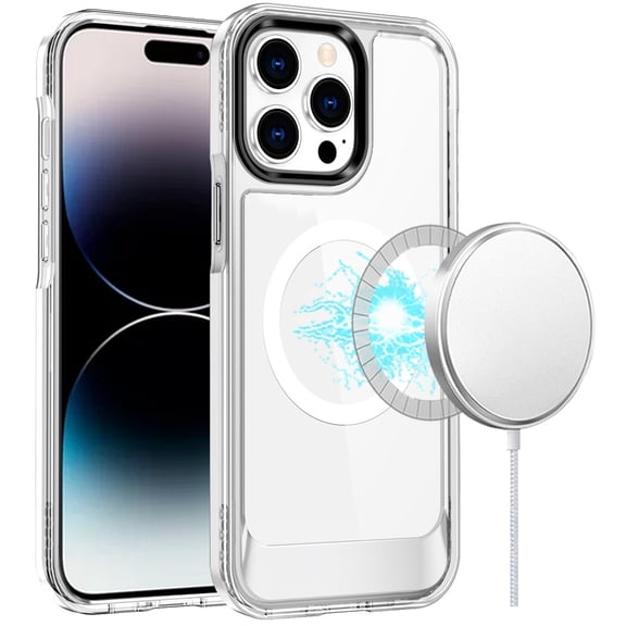HD Crystal Transparent MagSafe Case for iPhone 14 Pro Max - Clear