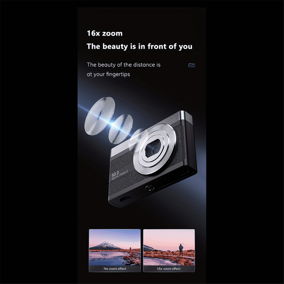 HD Digital Camera Mini Student Activity CCD Selfie Card Camera 50 Million Pixels 2.2 Inch Display for Travel Black,1 * Camera 1 * Data Cable,Black