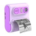 thumbnail image 1 of HD Double Camera Kids Print Camera 2.4 Inch Instant Print Thermal Printing Kids Camera Printing Lightweight And Portable Easy To Operate Purple, 1 of 9