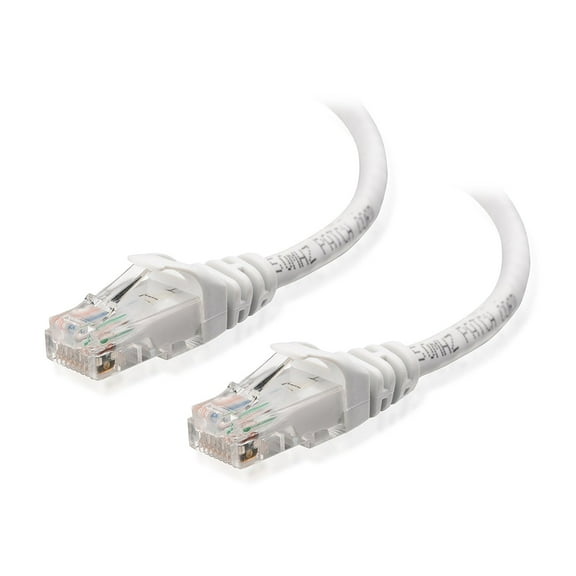 HD Enjoy Cat6 Snagless Ethernet Patch Cable in White 150 Feet