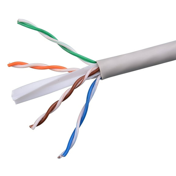 HD Enjoy In-Wall Rated (CM) Cat6 Ethernet Cable in Gray 1000 Feet