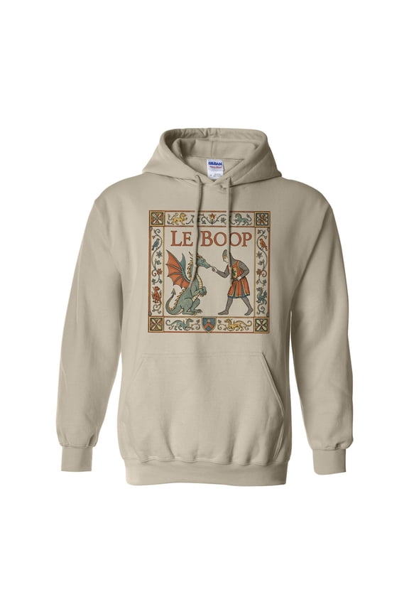 Le Boop Dragon Knight Cotton Blend Unisex Hoodie