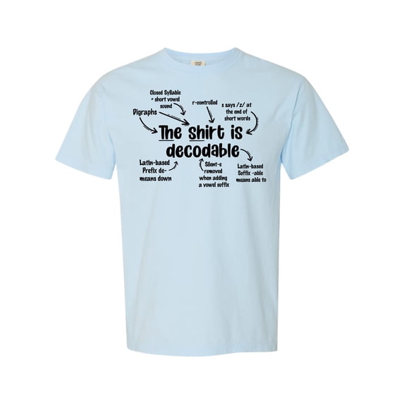 HD HANDICHI DESIGN Unisex This Shirt Is Decodable Cotton Crew Neck T-Shirt