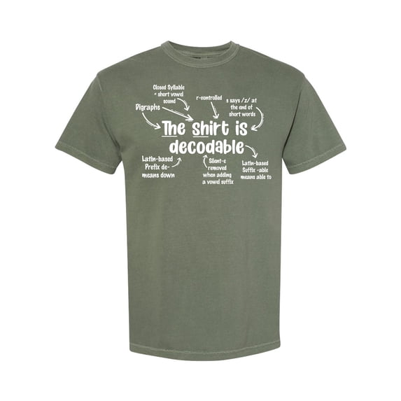 HD HANDICHI DESIGN Unisex This Shirt Is Decodable Cotton Crew Neck T-Shirt