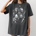 thumbnail image 1 of HD HANDICHI DESIGN Unisex Vintage Slasher Icons Cotton Crew Neck T-Shirt, 1 of 5