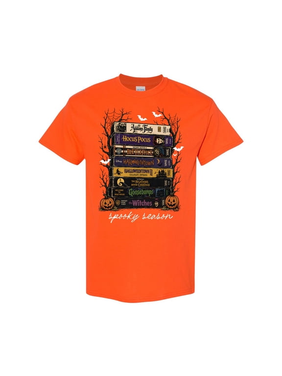 Vintage Halloween VHS Cotton Unisex T-Shirt