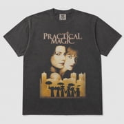 HD HANDICHI DESIGN Vintage Witch Practical Magic Comfort Shirt, Halloween Midnight Margaritas Shirt, Witchy Aesthetic Graphic Tee, Spooky Season Gift