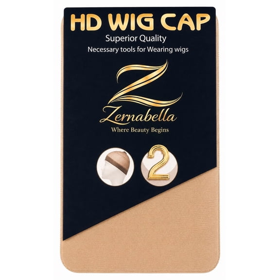 HD Hair Wig Caps For Women 2 Pack
