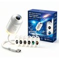 thumbnail image 1 of HD Holographic Night Light Projector, USB Galaxy Ocean Projector, 6 Film Slides, Flexible Gooseneck 2‑in‑1 Projection Night Light, 1 of 9