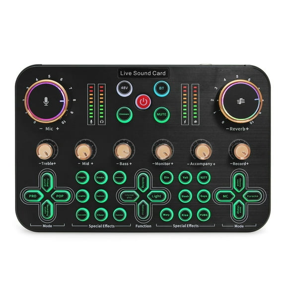 HD K600 Audio Mixer Audio processor Professional Audio Mixing Console dj mixer controller For Live Broadcast dj control mixers