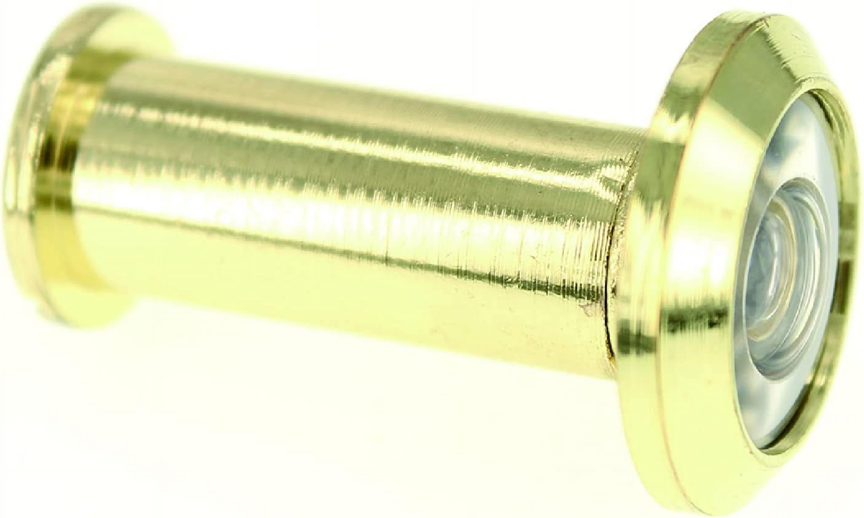 HD Lens 180 Degree Bright Brass Door viewer Peephole for 11/2" to 21/