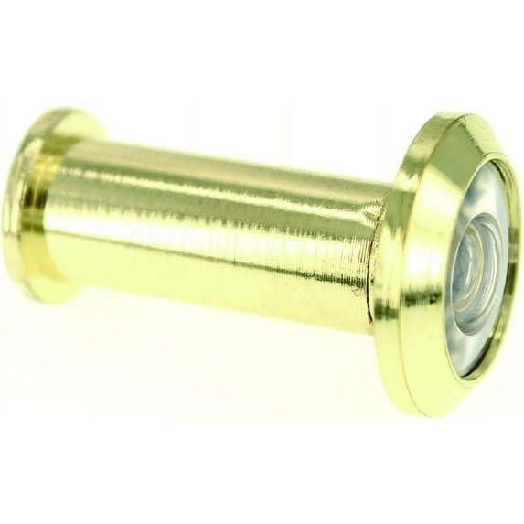 HD Lens 180 Degree Bright Brass Door viewer Peephole for 1-1/2" to 2-1/4" Doors