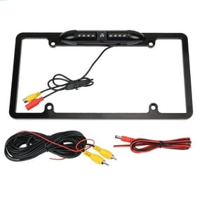 HD License Plate Backup Camera - 170 Wide Angle, IR Night Vision, Waterproof, Universal Fit for Cars, Enhanced Safety