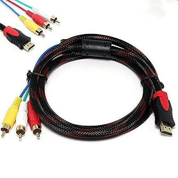 HD-MITo 3-RCA Video Audio AV Component Converter Adapter Cable for HDTV