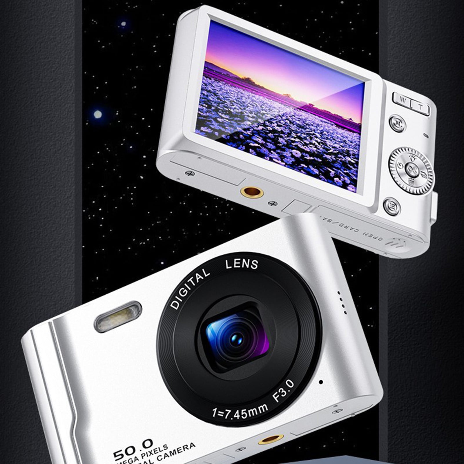 HD Macro Digital Camera, 1080P Resolution, 16X Auto Focus, 2.8 Screen ...