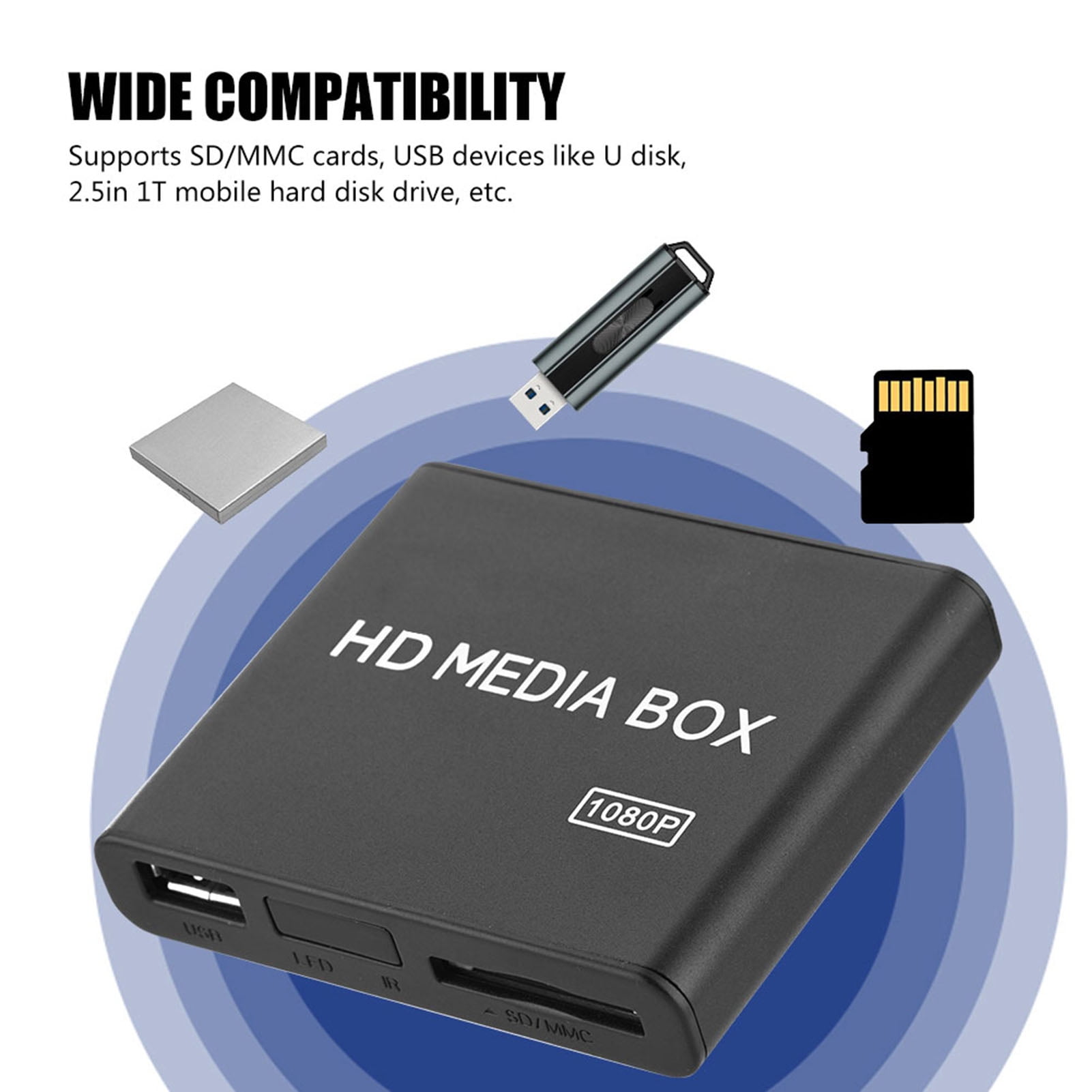 HD Media Player, Premium Material Stable For Home - Walmart.com