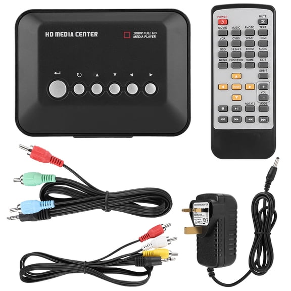 HD Media Player, Support SD Card Plug And Play Media Player, For Home