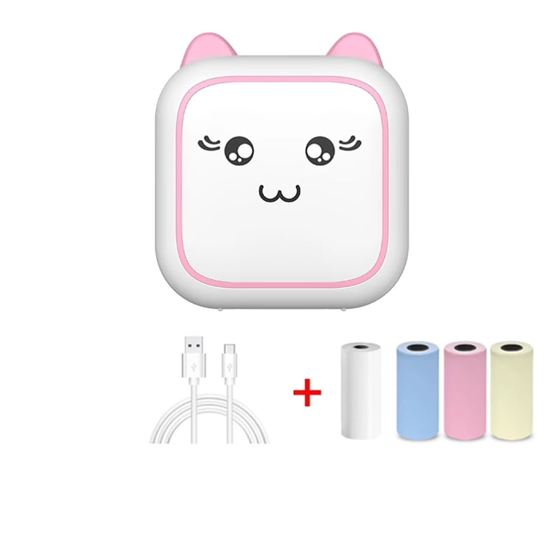 HD Mini Printer Portable impresora portátil Thermal Stickers Paper ...