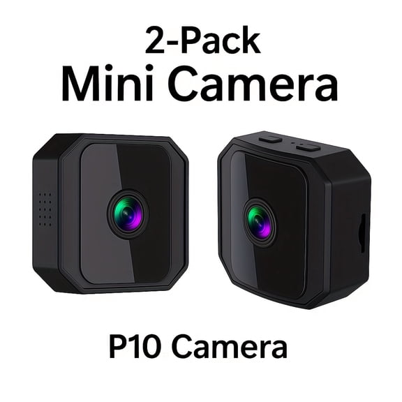 HD Mini Wireless Security Camera - Full-Color Night Vision, Motion Detection, 2-Way Audio, Built-In AP Hotspot, No WiFi Needed, Easy Install, Cloud Storage - Home/Garage/Baby/Pet Monitoring